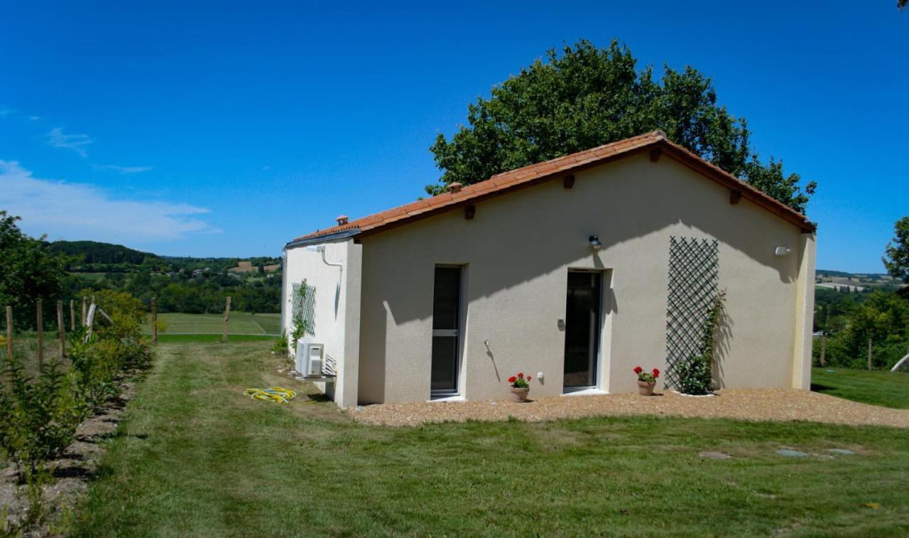 Spa Nordique Avec Vue Sur La Campagne Saint-Paul-Lizonne Exterior foto